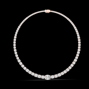 Collier avec pendentif en diamant de culture en or 14K/18K avec un éclat intemporel et un design de luxe moderne pour mariage, anniversaire et fête - Product Image 6