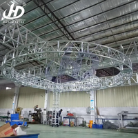 Arco de Aluminio para Iluminación, Estilo Moderno para Interiores y Exteriores, Arco Circular para Bodas