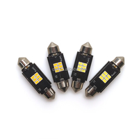 Luz Led Interior para coche, 31mm, 36mm, 39mm, 41mm, C5W, luz LED de señal, Bombilla Canbus, luz de lectura, lámpara de matrícula, blanco cálido