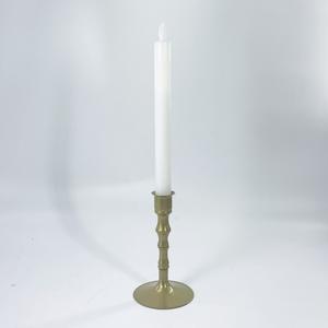 Portacandele alto supporto in metallo centrotavola nero e oro portacandele vintage in ferro battuto - Product Image 4