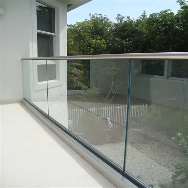 Terrace /Balcony Tempered Glass Railing for Balcony Use