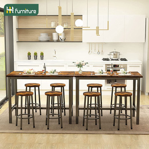 Industrial style <b>bar</b> <b>table</b> set, restaurant <b>tables</b> and chairs, commercial wholesale, milk tea shop <b>tables</b> and chairs, coffee <b>bar</b> - Product Image 1