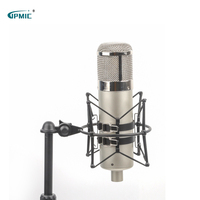 Support de micro en métal pour microphone de diamètre U47 petit filtre anti-pop support de micro Clip connecteur adaptateur support ensemble