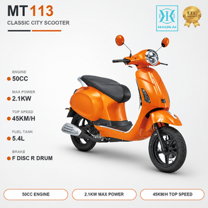 Scooter à essence <span class=keywords><strong>50cc</strong></span> <span class=keywords><strong>4</strong></span> <span class=keywords><strong>temps</strong></span> certifié EEC, Euro 5 EFI, vitesse maximale de 45 km/h, réservoir de carburant de 5,<span class=keywords><strong>4</strong></span> L, scooter rétro pour adultes - Product Image 1