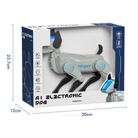 KI-Intelligenter Roboterhund mit Fernbedienung & Sprachsteuerung, Bionisches Mechanisches Haustier-Spielzeug, Batteriebetrieben