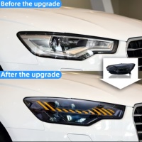 Kit de phares LED pour Audi A6 Avant Allroad 2012-2015, mise à niveau LED DRL, clignotants séquentiels dynamiques, pièces auto