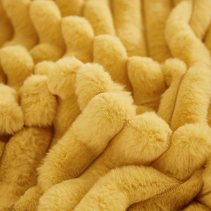 Pabrik langsung disesuaikan busa memori bantal persegi tenunan teknik mewah bantal berbulu lembut hangat bulu kelinci untuk rumah - Product Image 3