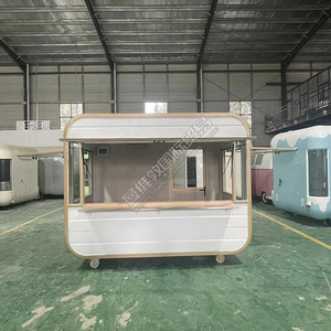 Düşük Fiyatlı İndirimli ABD Satış Sokakta Gezici Yiyecek Arabası Meyve Hammaddesi Avrupa Kahve Römorku Satılık - Product Image 2