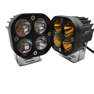 3 inç 40w Led iş lambası şeridi bakla 12v 24v nokta Combo işın araba sis lambası için 4x 4 offroad bisikleti traktörler sürüş ışıkları