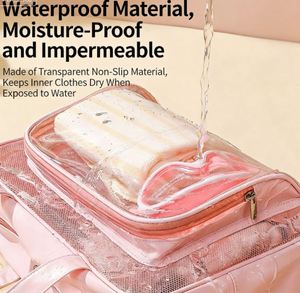Sac de sport et de natation étanche en PVC, grande capacité, séparation sec/humide, portable, pour le lavage et le rangement - Product Image 3