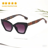 Nouvelles lunettes de soleil tendance pour femmes, accessoires de mode de marque, design italien de luxe, protection UV, style œil de chat