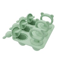 Moule à sucettes et à glaces en silicone de qualité alimentaire, sans BPA, pour purée de lait maternel, jus et friandises pour tout-petits