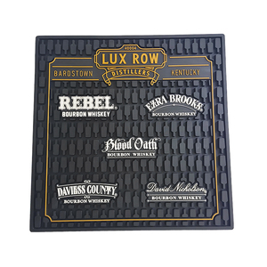 Eco Friendly Rubber Bar Mat Custom Printed Bar Spill Mat Non Slip <b>Silicone</b> Bar Runner Drip Tray Mat for Bartender Use - Product Image 2