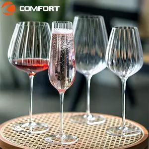 Wine Glass Supplier Transparent Red Wine Glass Hot Sell High Quality Custom Printing Wine Glasses In All Sizes PC 100Ml 200Ml