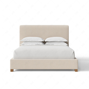 Cama Tapizada FERLY Parisian con Cabecera Acolchada y Detalles de Tachuelas, de Lujo - Product Image 2
