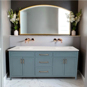 36 "armadio blu notte <span class=keywords><strong>bagno</strong></span> <span class=keywords><strong>mobile</strong></span> <span class=keywords><strong>mobile</strong></span> <span class=keywords><strong>mobile</strong></span> Offset lavandino configurazione morbida chiusura porte piena estensione a coda di rondine - Product Image 2