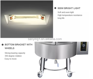 Macchina per la torrefazione del forno <span class=keywords><strong>a</strong></span> Roster di anatra di pollo ad alta temperatura - Product Image 4