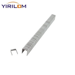 Clavos de alambre Grapa de alambre de hierro galvanizado de alta resistencia Clavos de grapa industrial para muebles neumáticos - Product Image 3