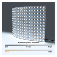 Panneau LED SMD2835 - 576 LED/panneau, IRC élevé >90, double CCT 2700K+6500K, DC24V 40W/pièce, CE RoHS pour usage domestique, bureau et commercial