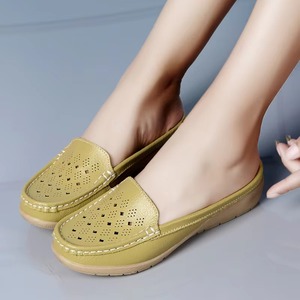 Nuove Scarpe <span class=keywords><strong>da</strong></span> Donna alla Moda 2026, Traspiranti con Plateau, Slip-On, Mezze Ciabatte Traforate per Infermiere di Mezza Età - Product Image 6