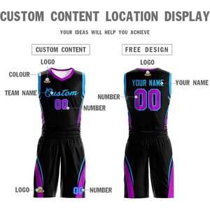 Maillot de basket-ball personnalisé unisexe pour adulte, col en V, sublimé, anti-humidité, 360 grammes, nom de l'équipe, numéro, logo - Product Image 3