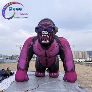 Dessin animé ballon gonflable géant publicité gonflable Costume modèle lumière LED pour les fêtes événements comprend ventilateur - Product Image 6