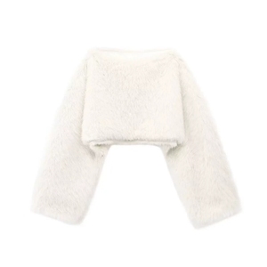 54 Otoño Nuevo Abrigo de Piel Sintética Ultrafino de Manga Larga a la Moda - Product Image 2