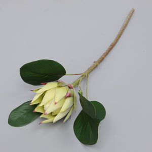 <span class=keywords><strong>Precio</strong></span> al por mayor: Tallo de Protea Artificial Grande de Calidad, Tallo de Protea Rey con Hoja, Decoración Floral Tropical para el Hogar, Planta para Ramo de Boda - Product Image 2