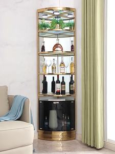 أثاث فاخر أغطية جلد غير القابل للصدأ مجلس الوزراء إستانلستيل مخصص خزانة مشروبات - Product Image 4