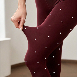 Wholesale <strong>Winter</strong> Cute Sexy Wine Red Solid Pantyhose High Elastic Women Coquette Aesthetic Factory Price - Product Image 3