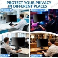 Protection d'écran anti-espion, anti-reflet, anti-choc, filtre de confidentialité à 180 degrés pour ASUS 21,5 pouces 16:9, protection d'écran anti-regard indiscret