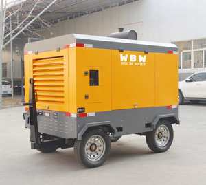 Wbw động cơ diesel điều khiển máy nén khí 15bar DIESEL Máy nén khí trục vít với động cơ Cummins - Product Image 4