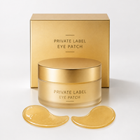 Patchs éclaircissants pour les yeux en hydrogel coréen, masque en or 24 carats, masque hydratant au collagène, masque cristallin pour le contour des yeux, logo personnalisé