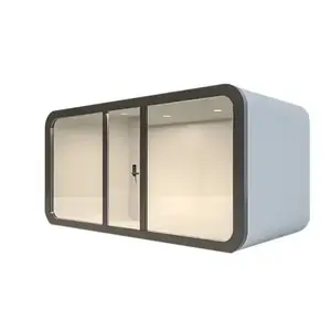 20ft 40ft Modular High Qudlity Prefab Office Portable Apple Home Pod Movable Apple Cabin