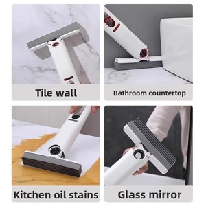 Desktop Telescopic Mini <b>Mop</b> Instead of Cloth Strong Water Absorption Multi-function Hanging Hand-free Portable <b>Cleaning</b> Broom - Product Image 4