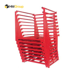 Bastidores fuertes de polvo de palet de <span class=keywords><strong>metal</strong></span> apilable de la industria de almacén de servicio pesado para sistema de almacenamiento - Product Image 3