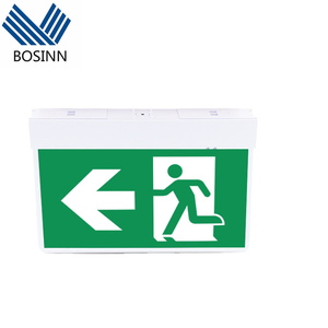 Señal de salida de emergencia Iluminación DE EMERGENCIA comercial de doble cara Luz de salida de batería incorporada Pasillos Lámpara de señal de pasillo - Product Image 3