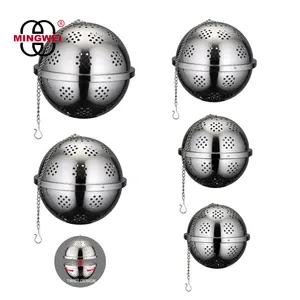 Minghei voyage thé café filtre thé feuille en vrac thé infuseur à thé Portable de qualité alimentaire boule en acier inoxydable - Product Image 1