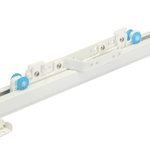 Sistema Moderno e Resistente <span class=keywords><strong>in</strong></span> <span class=keywords><strong>Ferro</strong></span> per Tende a Corda con Rotaie a Carrucola per Tende e Drappeggi Pesanti, Ideale per Matrimoni - Product Image 3