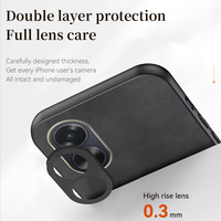 Offre Spéciale souple TPU pare-chocs souple en cuir PU dur PC Smart Phone coque arrière pour OPPO A38 4G Reno 10 Pro