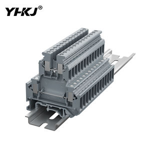 YHKJ UKK3/<span class=keywords><strong>5</strong></span> Bloque <span class=keywords><strong>de</strong></span> terminales <span class=keywords><strong>de</strong></span> riel <span class=keywords><strong>de</strong></span> doble capa MBKKB2.<span class=keywords><strong>5</strong></span> 3N Combinado UK Universal Terminal Strip 2,<span class=keywords><strong>5</strong></span>-4mm - Product Image 1