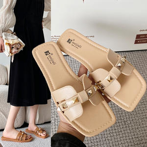 Recién llegado, <span class=keywords><strong>zapatos</strong></span> <span class=keywords><strong>de</strong></span> Joker <span class=keywords><strong>de</strong></span> moda <span class=keywords><strong>de</strong></span> verano para <span class=keywords><strong>mujer</strong></span>, cómodos <span class=keywords><strong>zapatos</strong></span> rojos <span class=keywords><strong>de</strong></span> red estampados para zapatillas transfronterizas <span class=keywords><strong>de</strong></span> <span class=keywords><strong>Amazon</strong></span> - Product Image 4