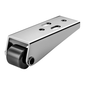 Door Roller Iron Nylon Zinc Plating Low Noise Sliding Door Bottom <b>Wheel</b> Minimalist Design - Product Image 1