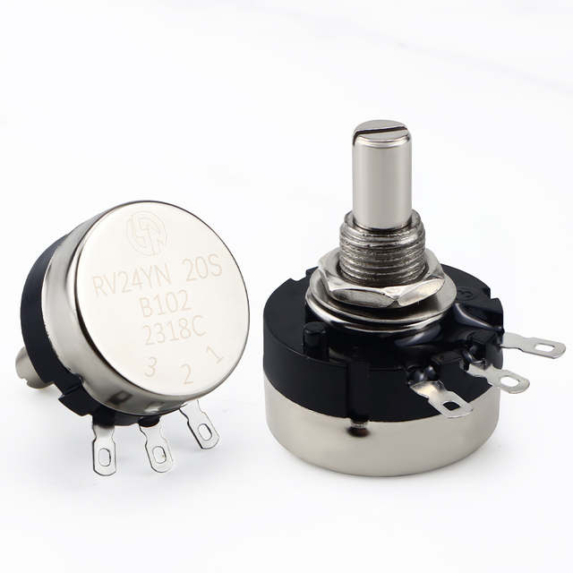 SNXRON Single Turn Carbon Film Potentiometer RV24YN20S 1K2K5K10K500K Rotary Adjustable Resistance B102 B502 B103 B203 B504
