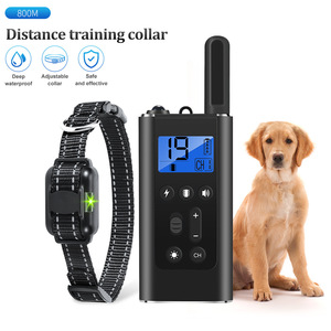Collar automático de control de ladridos para mascotas, dispositivo de entrenamiento remoto a prueba de agua, alcance de 800M, entrenador de perros multifunción, negro, azul, morado - Product Image 3