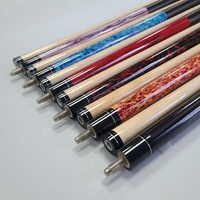 Xmlivet Nouvelles queues de billard de piscine à prix avantageux, 6 couleurs avec embout 3/8-18, bois d'érable domestique, queue de billard 9 boules, queues de club