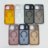 Casing HP iPhone 13 14 15 16 17 Pro Max Magnetic Matte Skin Full Body, untuk iPhone 17 Pro Max Casing Berkualitas Terbaik