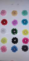 Perles de séparation en résine de luxe Design de fleurs Mode décorative Applique Patch Motif
