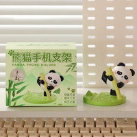 Support de téléphone Panda style chinois, support de téléphone paresseux en résine, nouveau décoration de bureau mignonne sur le thème culturel chinois