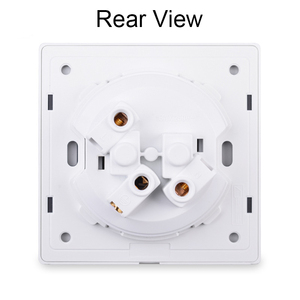 Glass Bảng điều chỉnh Tường <span class=keywords><strong>TV</strong></span> ổ cắm truyền hình Ổ cắm Retro tinh tế giấu cài đặt 110-250V đen/trắng/xám/vàng - Product Image 4